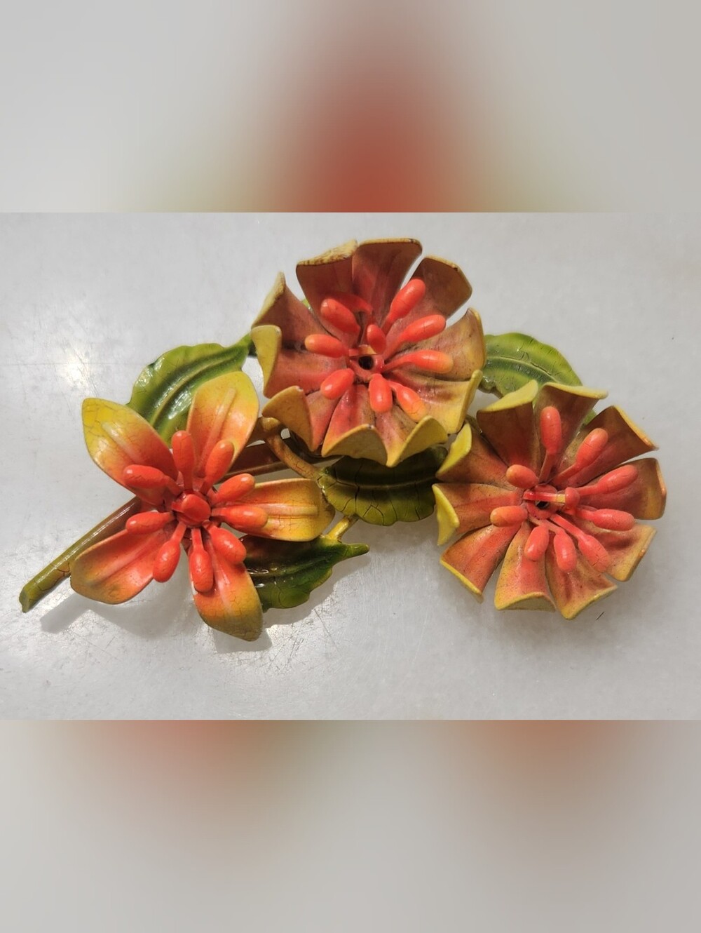 Vintage Floral Brooch